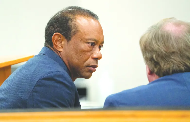 Tiger pleads no contest to reckless driving